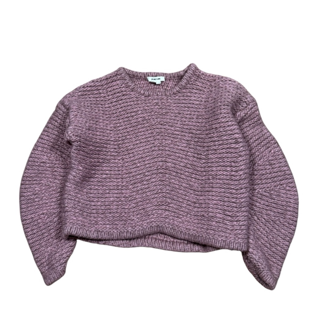 Helmut Lang Cozy Purple Knit Sweater